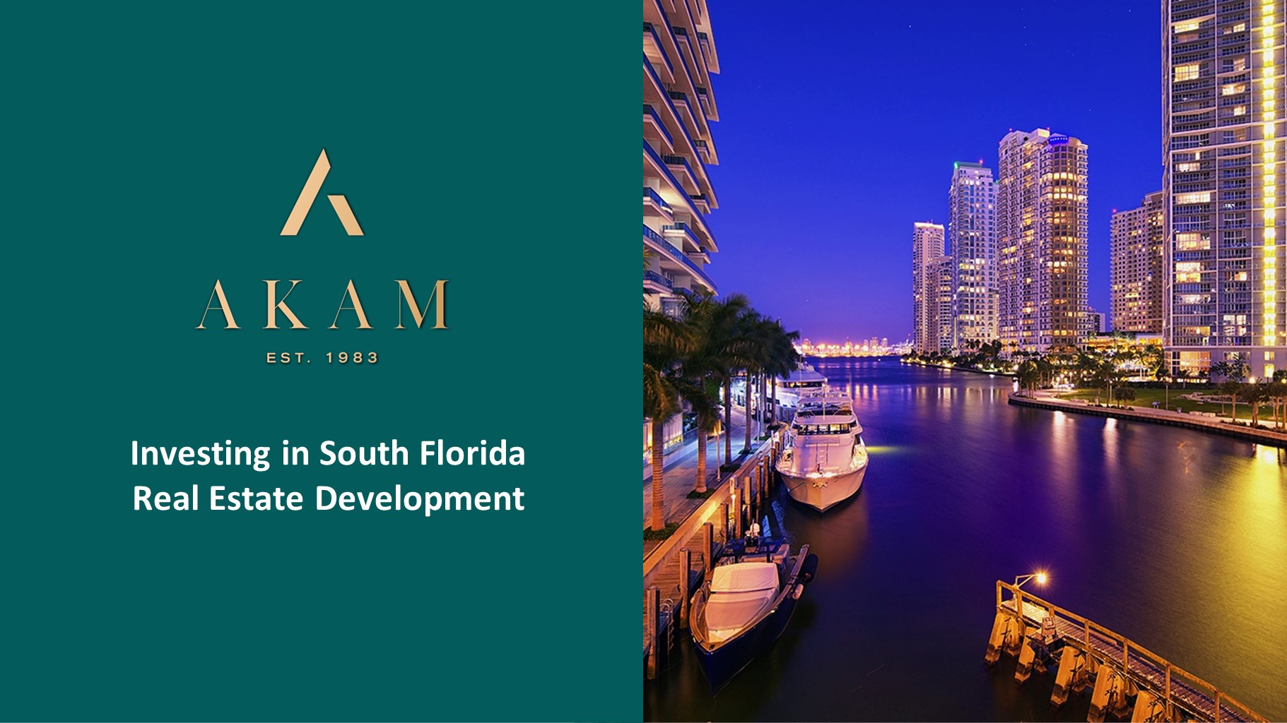 Investing in South Florida Real Estate Webinar