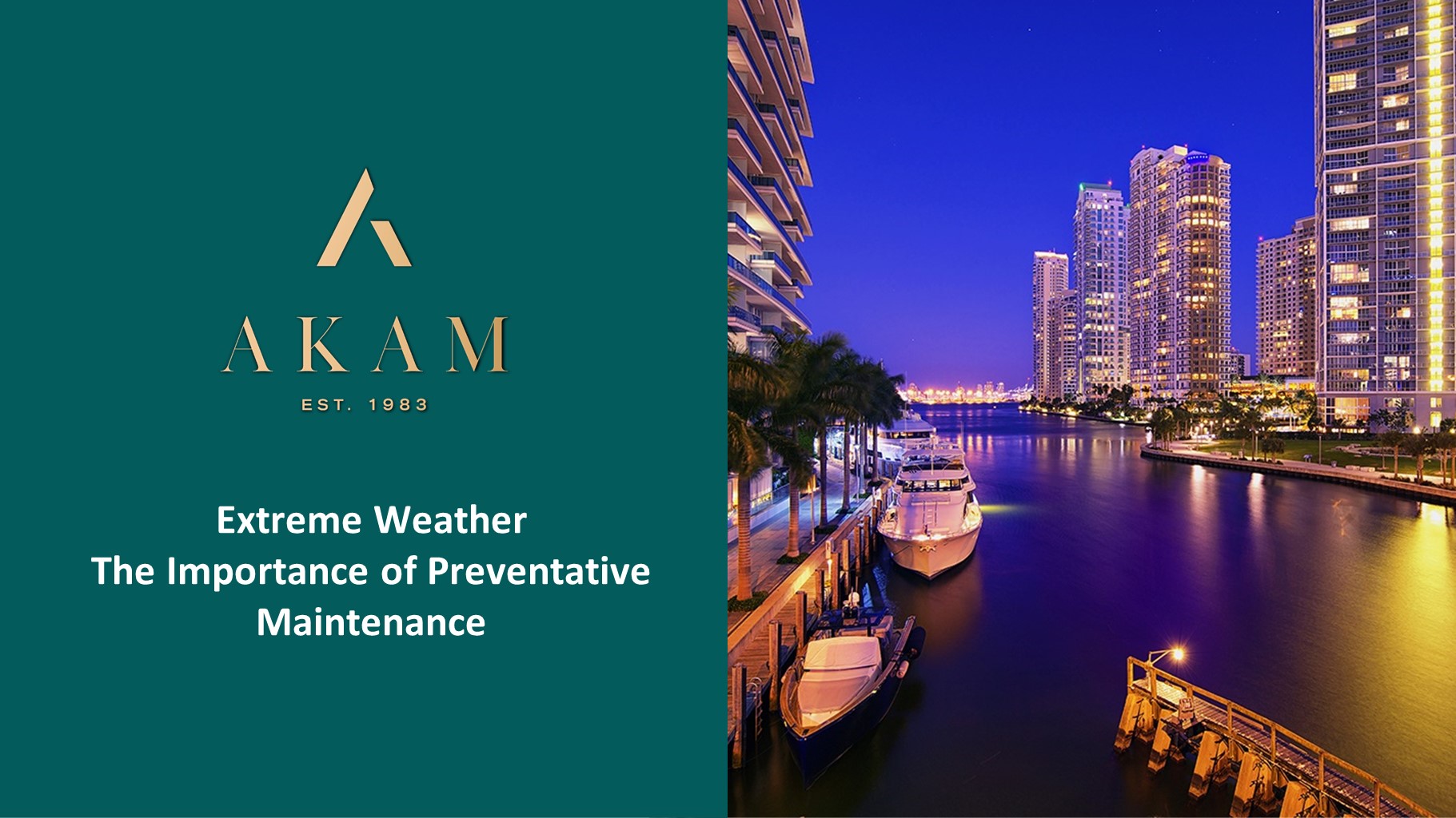 Extreme Weather: The Importance of Preventative Maintenance